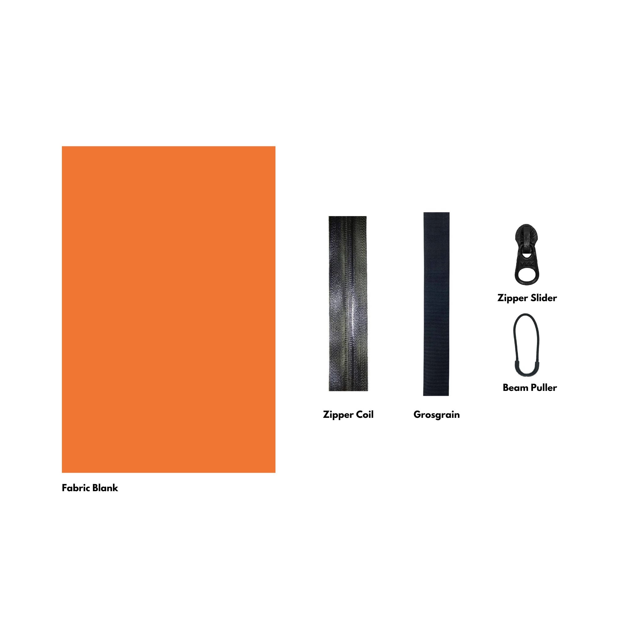 Lay-Flat Travel Bag Kit