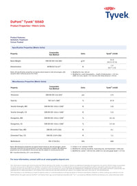 Tyvek® 1056D - Full Roll