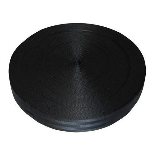 2" Seatbelt webbing - Black