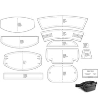 Everyday Fanny Pack Template/Pattern Bundle