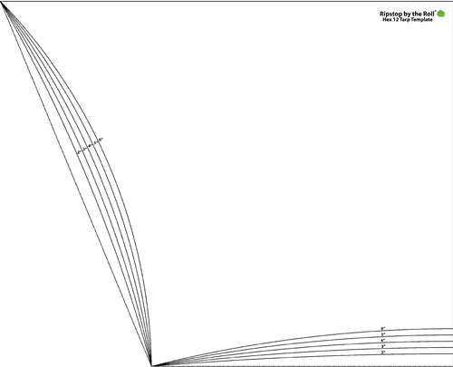 HEX Tarp Template