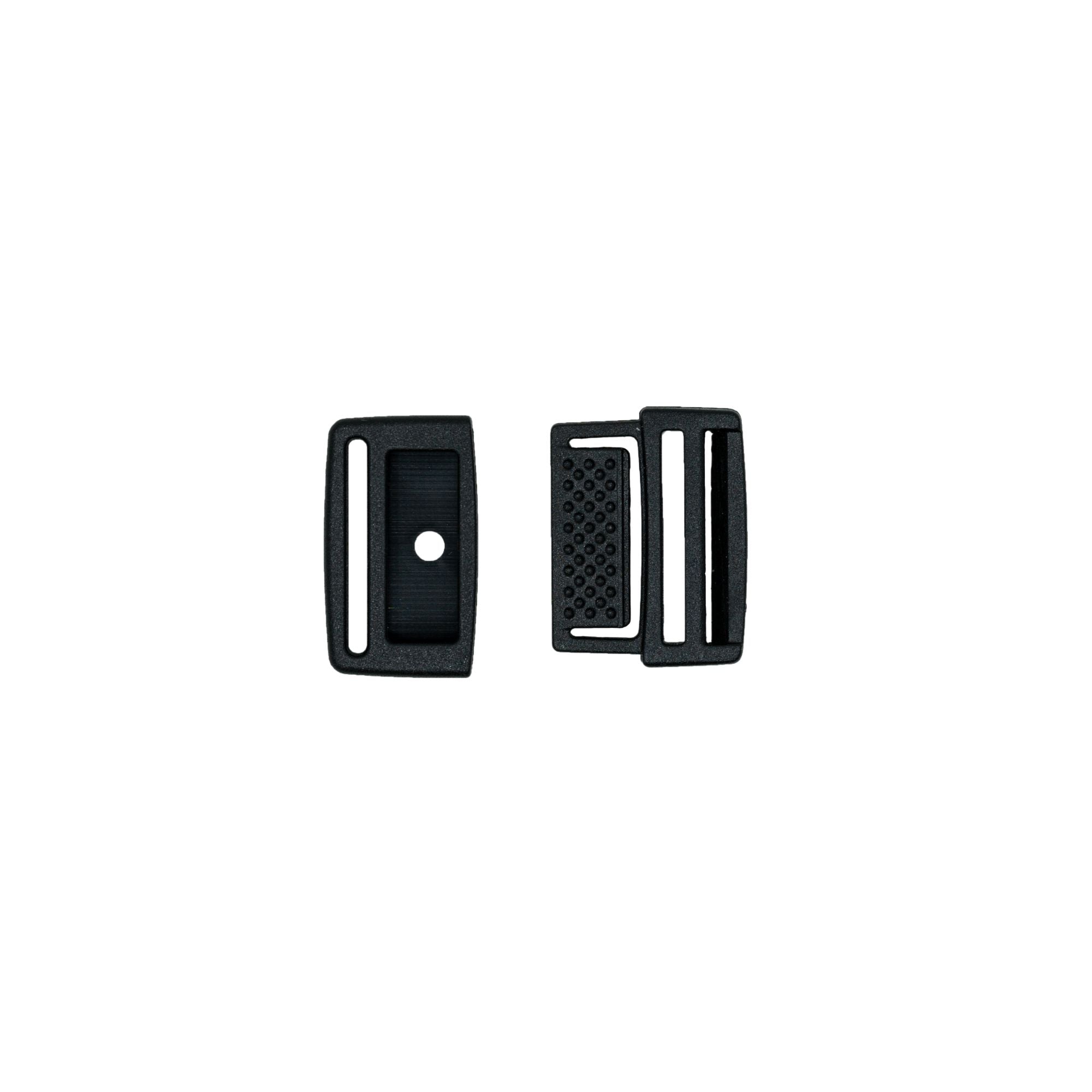 Low-Profile Center Push Buckle