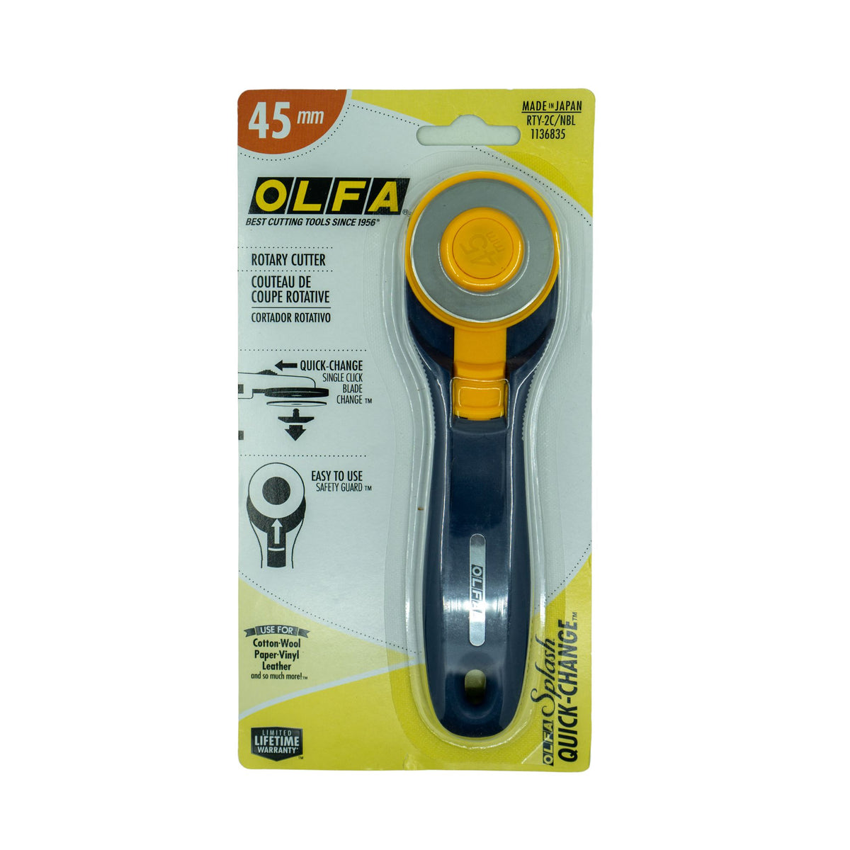 Olfa Splash Handle Rotary Cutter - Ripstop by the Roll