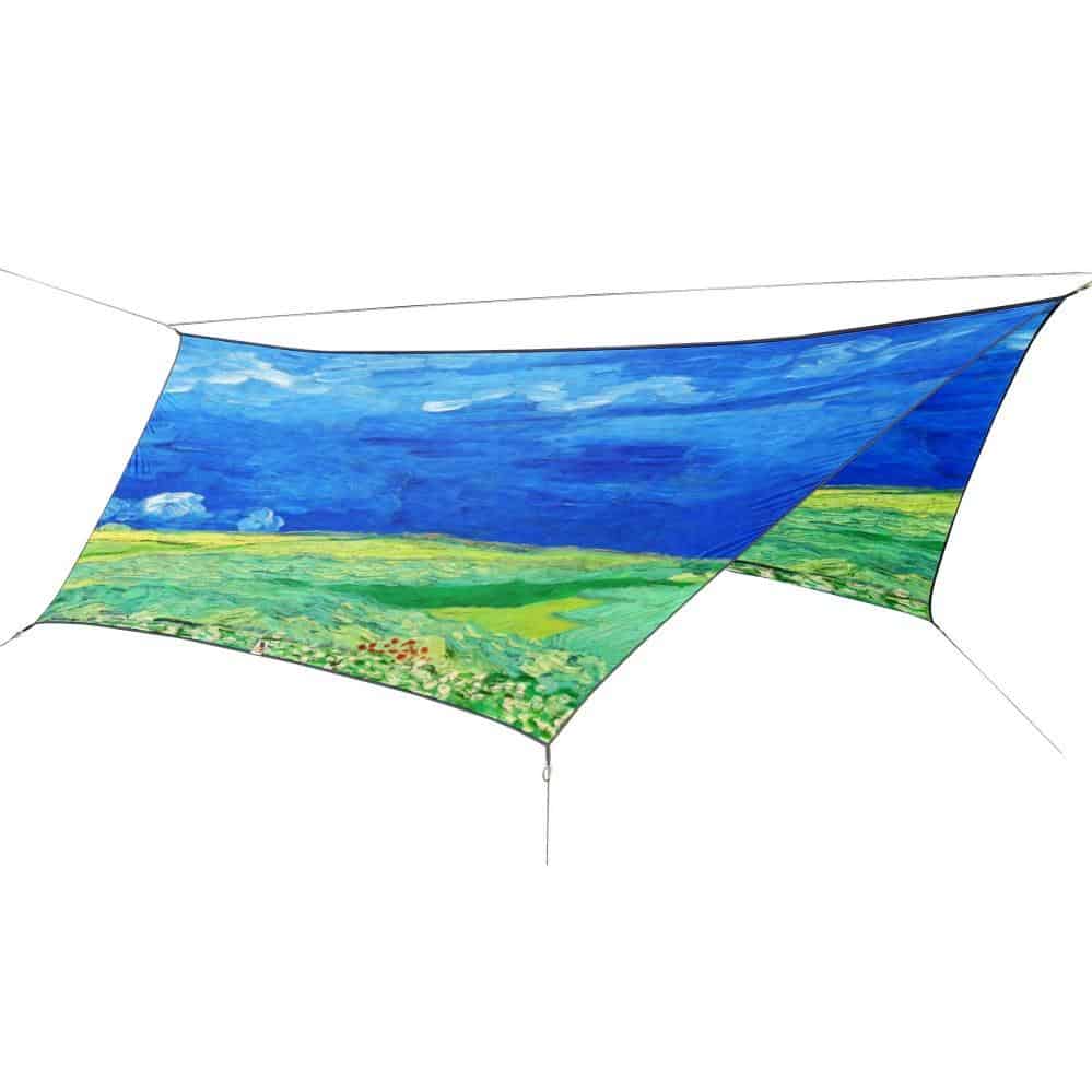 OutdoorINK HEX12 Tarp Kit, Wheatfield Under Thunder Clouds