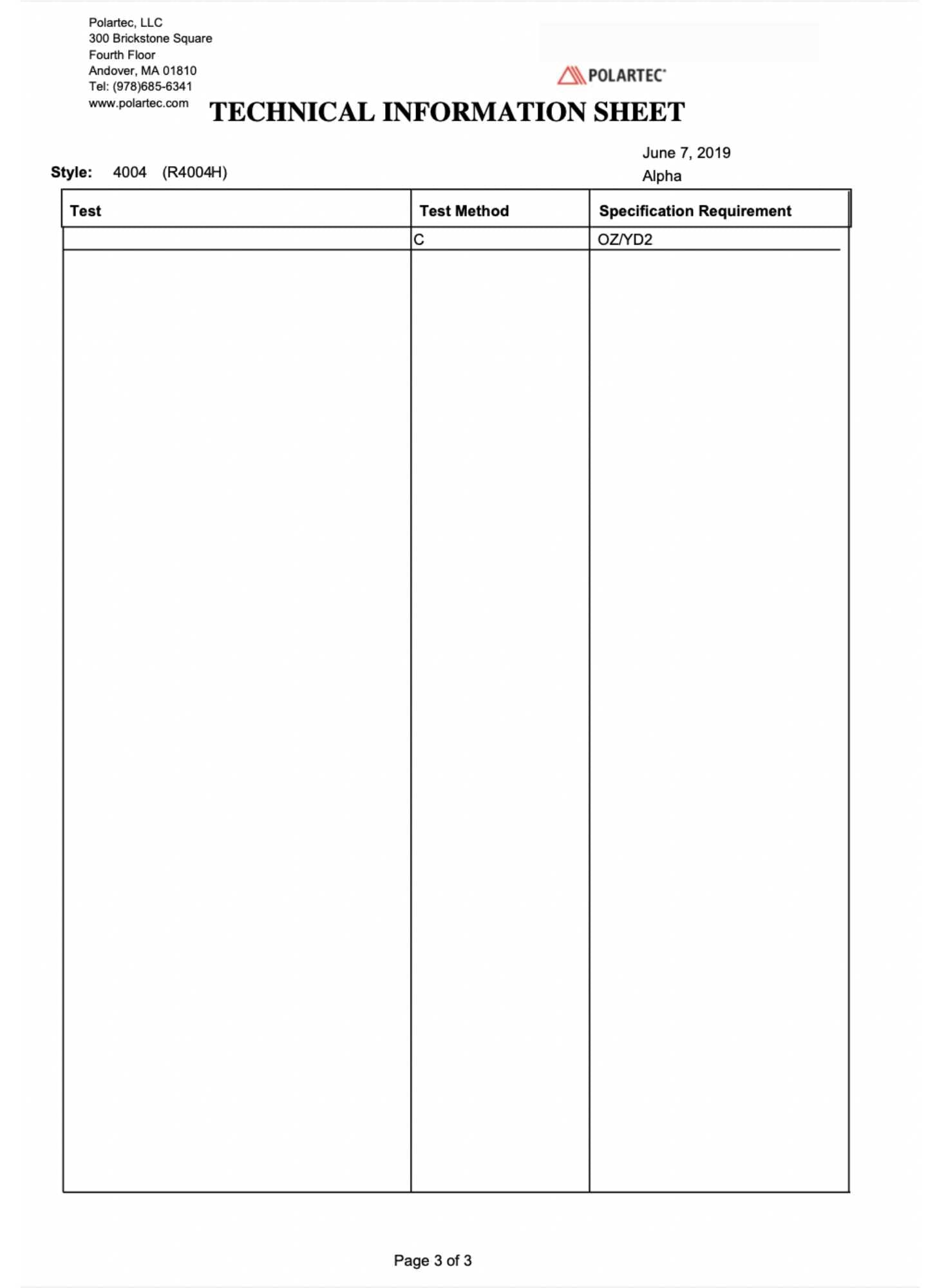 Polartec® Alpha Direct 4004