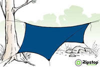 Pre-Cut HEX12 Tarp Kit, Moroccan Blue