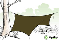 Pre-Cut HEX12 Tarp Kit, Dark Olive