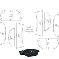 Simple Series Fanny Pack Template/Pattern Bundle