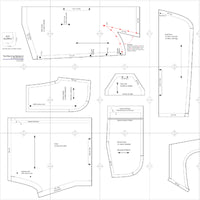 Trail Running Backpack Template/Pattern Bundle - Learn MYOG