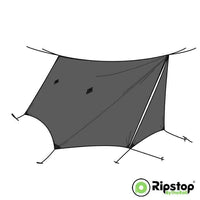 Pre-Cut WINTER12 Tarp Kit, Charcoal Gray