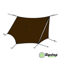 Pre-Cut WINTER12 Tarp Kit, Dark Brown
