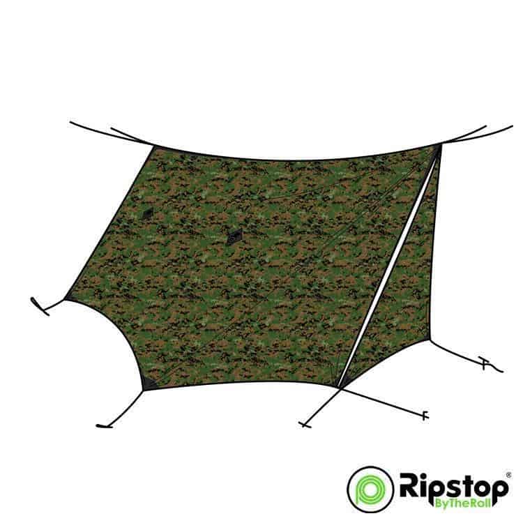 Pre-Cut WINTER12 Tarp Kit, MARPAT
