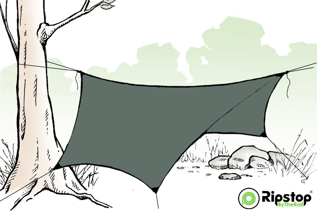Pre-Cut HEX12 Tarp Kit, Foliage
