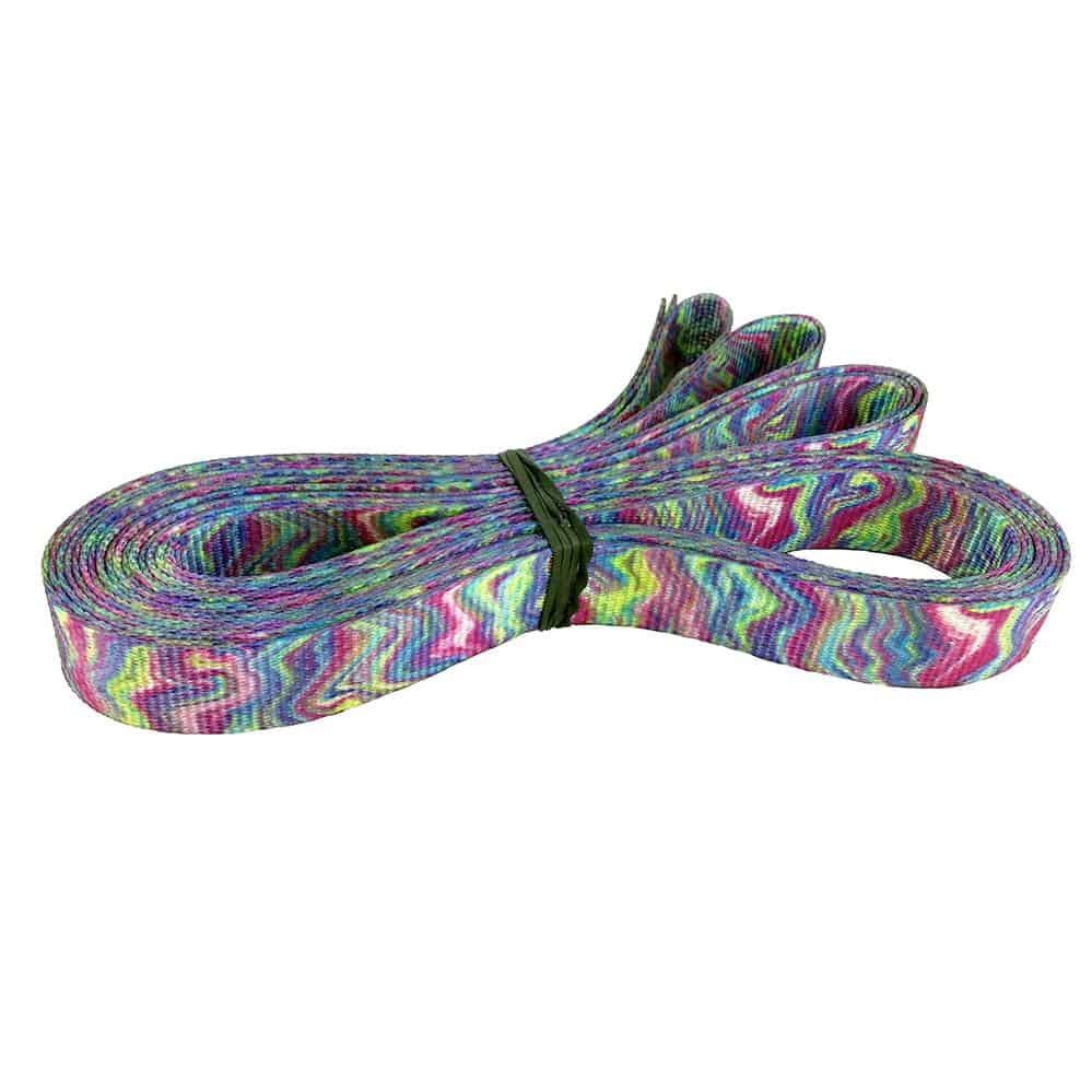 1" Polyester Webbing 1500 lb - Crazy Waves