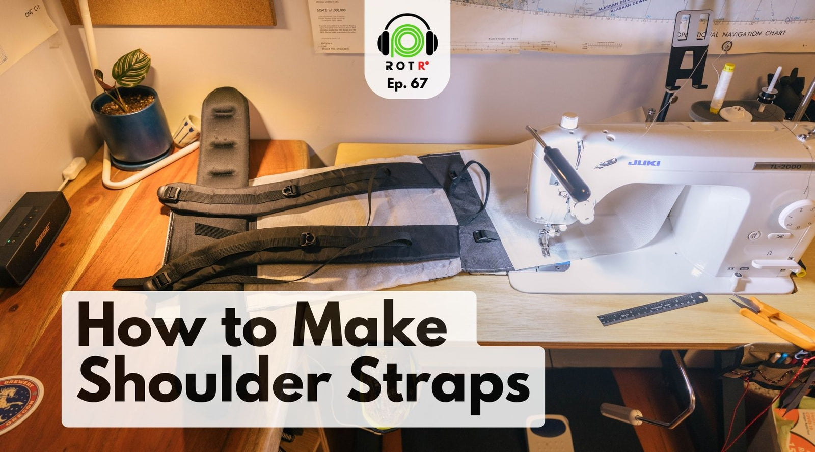 How to make custom padded shoulder straps / sewing tutorial 