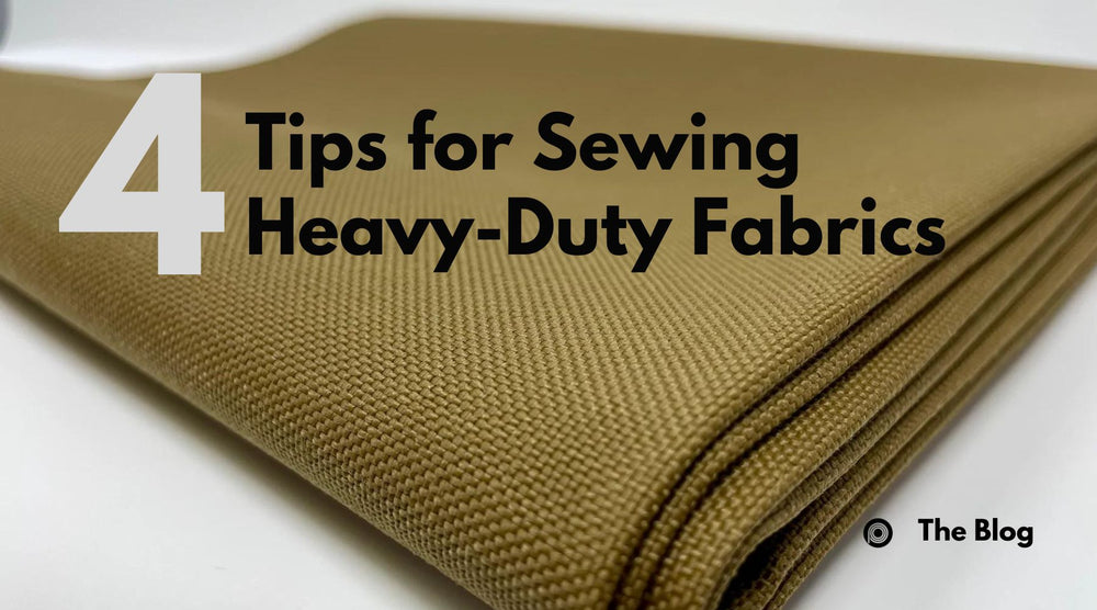 4 Tips on how to sew with heavyduty fabrics Ripstop by the Roll