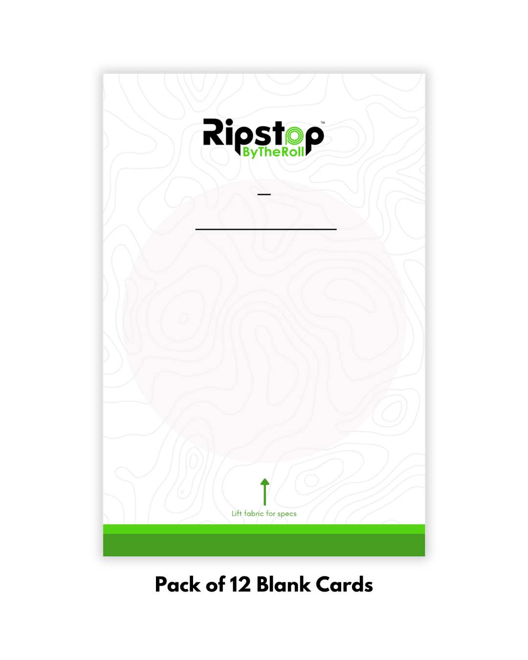 RBTR Blank Sample Cards (12-pack)