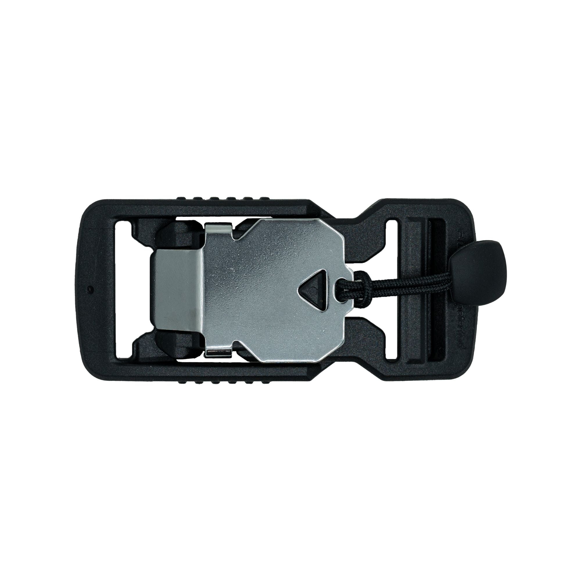 Fidlock Magnetic Buckle Slider - Plastic Quick Release Buckle Replacement -  Black (25mm) (Pack of 1)