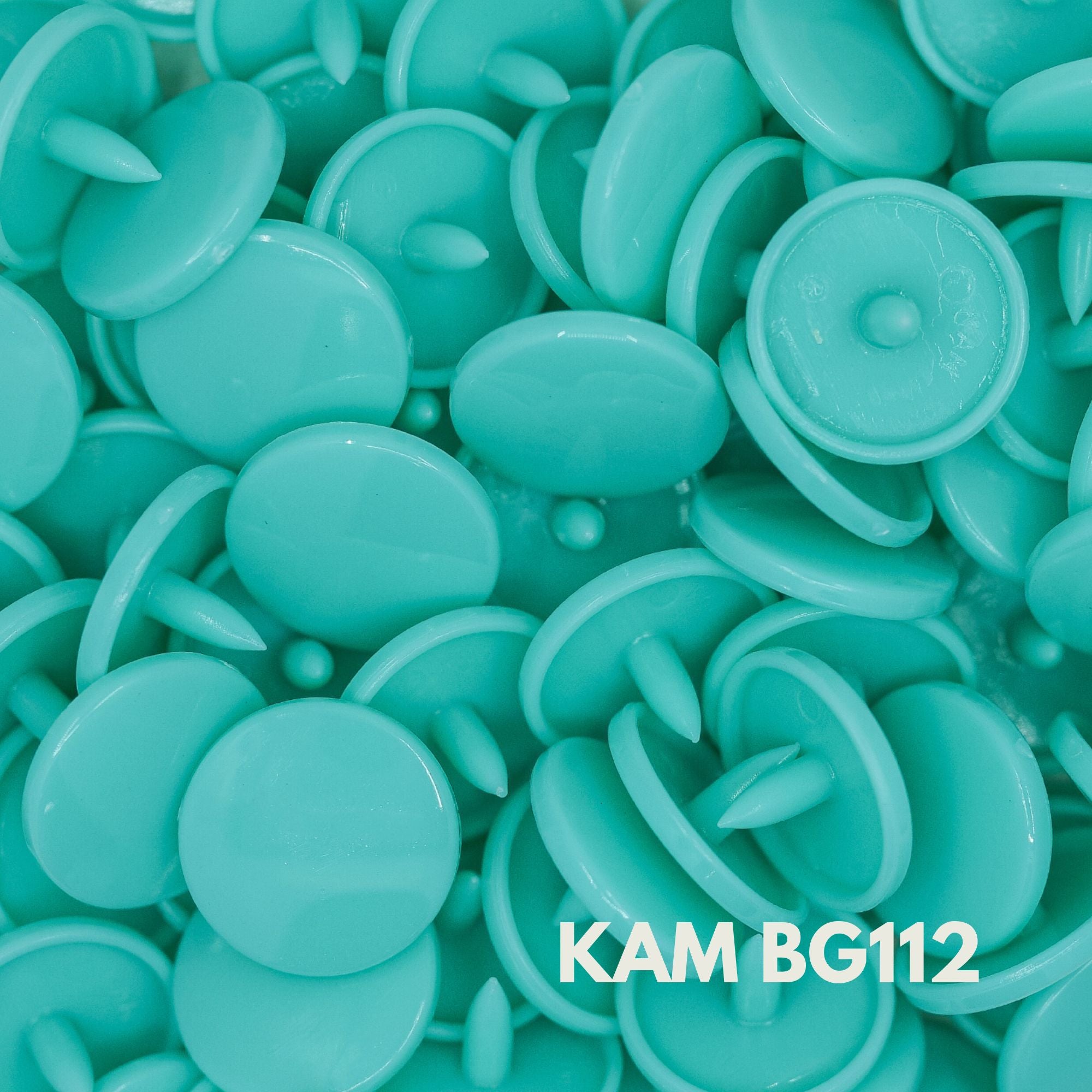 KAM Snaps G115 Turquoise KAM® Plastic Snaps/snaps No Sew Button/cloth  Diapers/bibs/sewing Plastic Snap Buttons Blue Green 