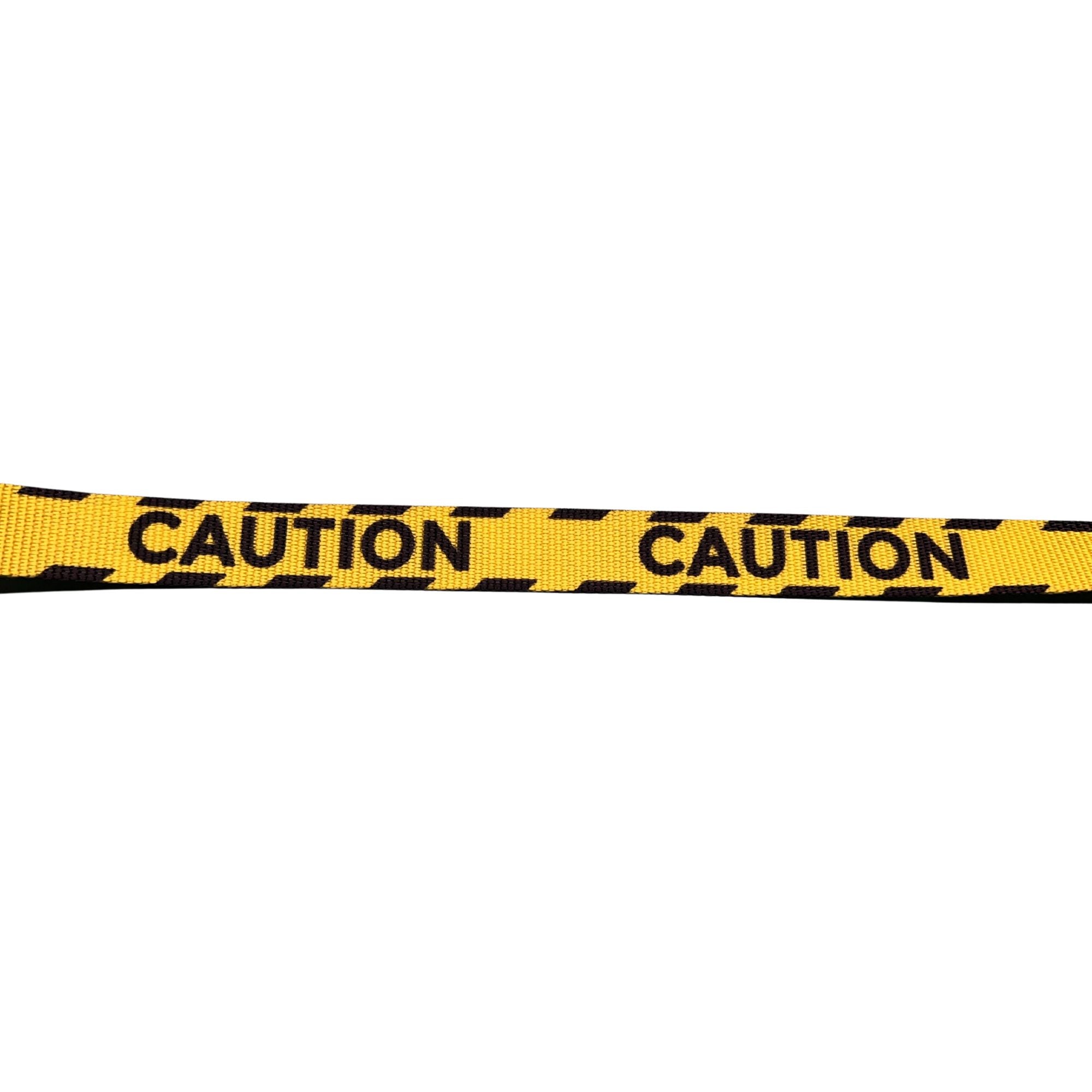 1" Polyester Webbing 1500 lb - Caution Tape