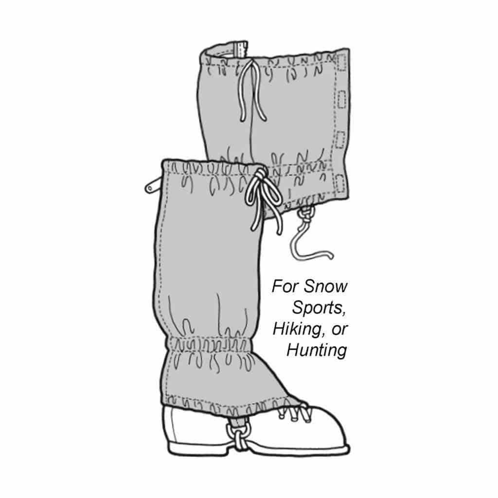 Pacific Crest Gaiters Pattern - Ripstop by the Roll