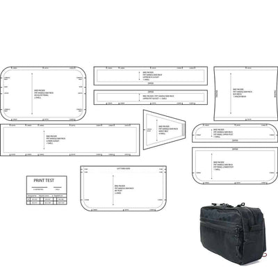 Cycle Psycho Hip Pack Template/Pattern Bundle