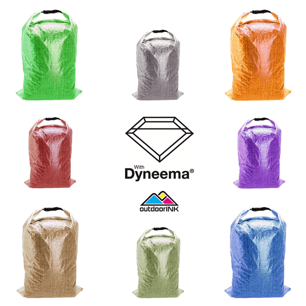 Omnicolor Solids Roll Top Dry Bag Kit w Dyneema MYOG DIY Ripstop by the Roll