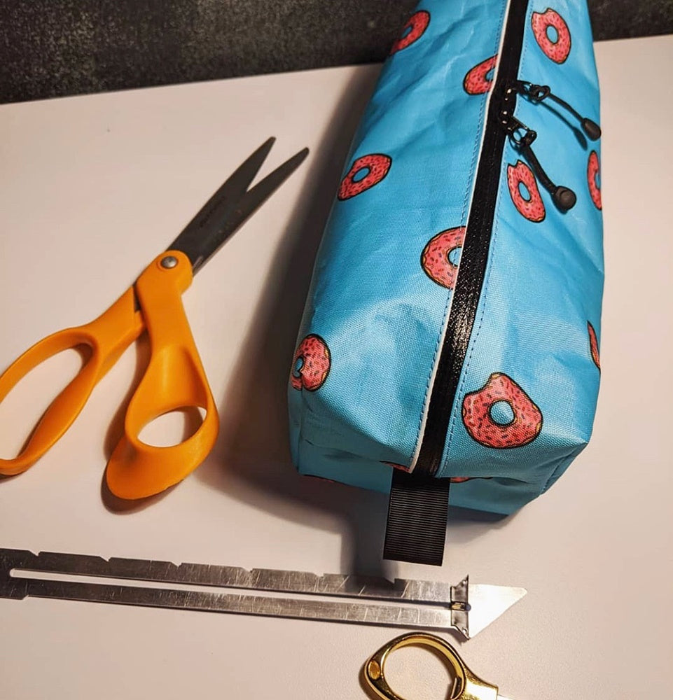 Zipper Pouch Sewing Kit - Donuts - DIY Beginner Sewing Kit