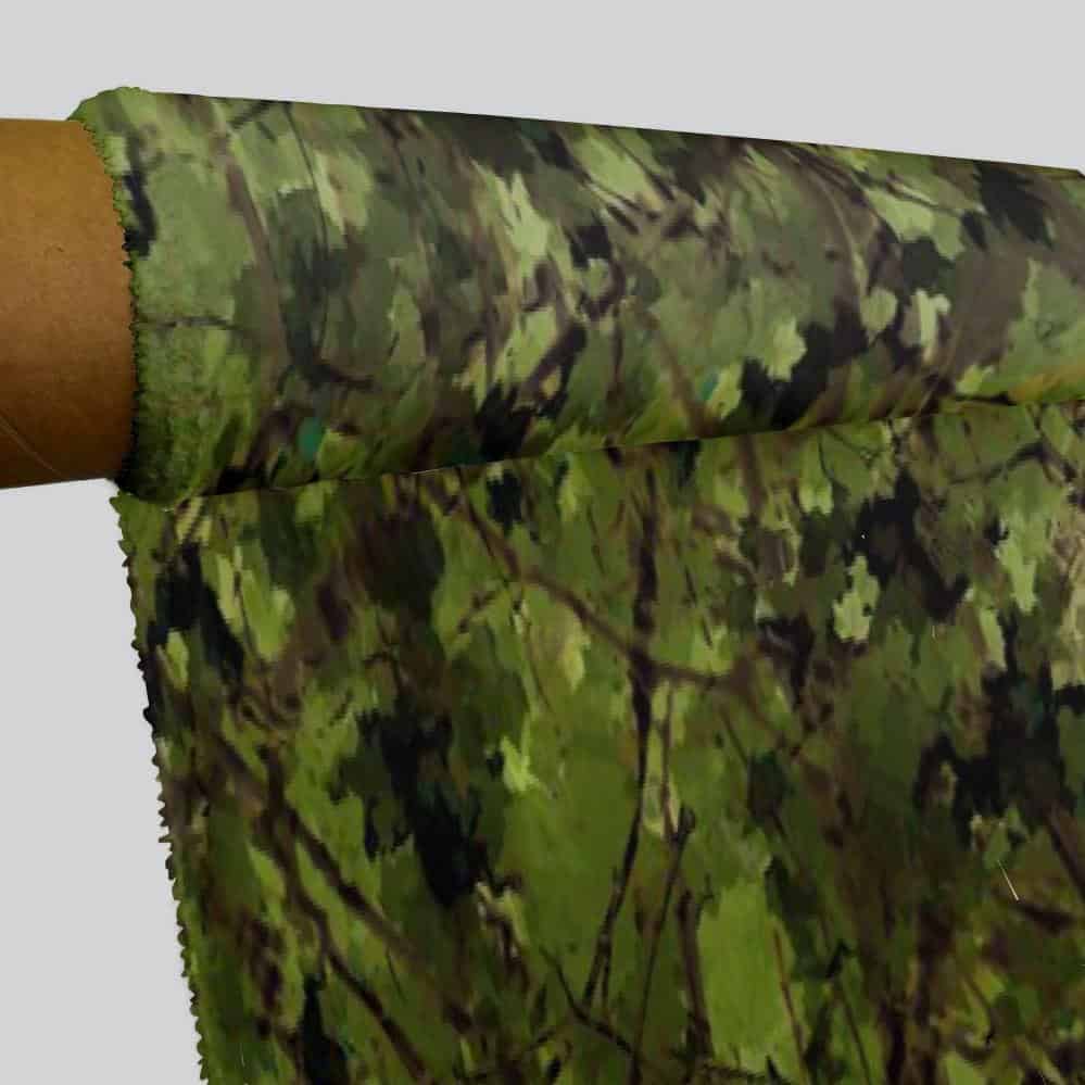 Fallen Branches - Dark Green - Ripstop by the Roll