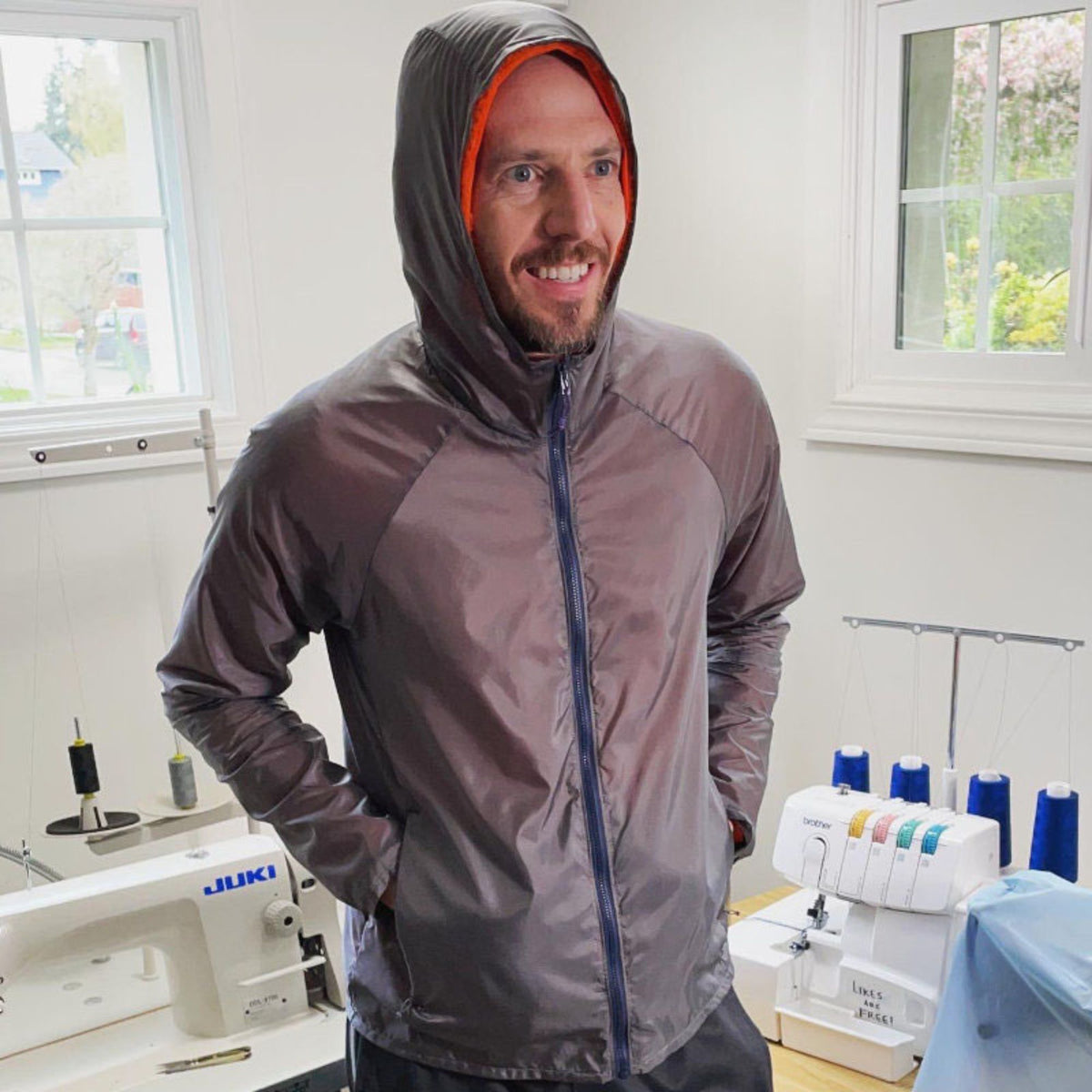 Windshell Pattern UL Windshell Pattern Template/Pattern | DIY, MYOG - Ripstop by the Roll