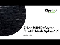 7.1 oz MTN Reflector Stretch Mesh Nylon 6.6
