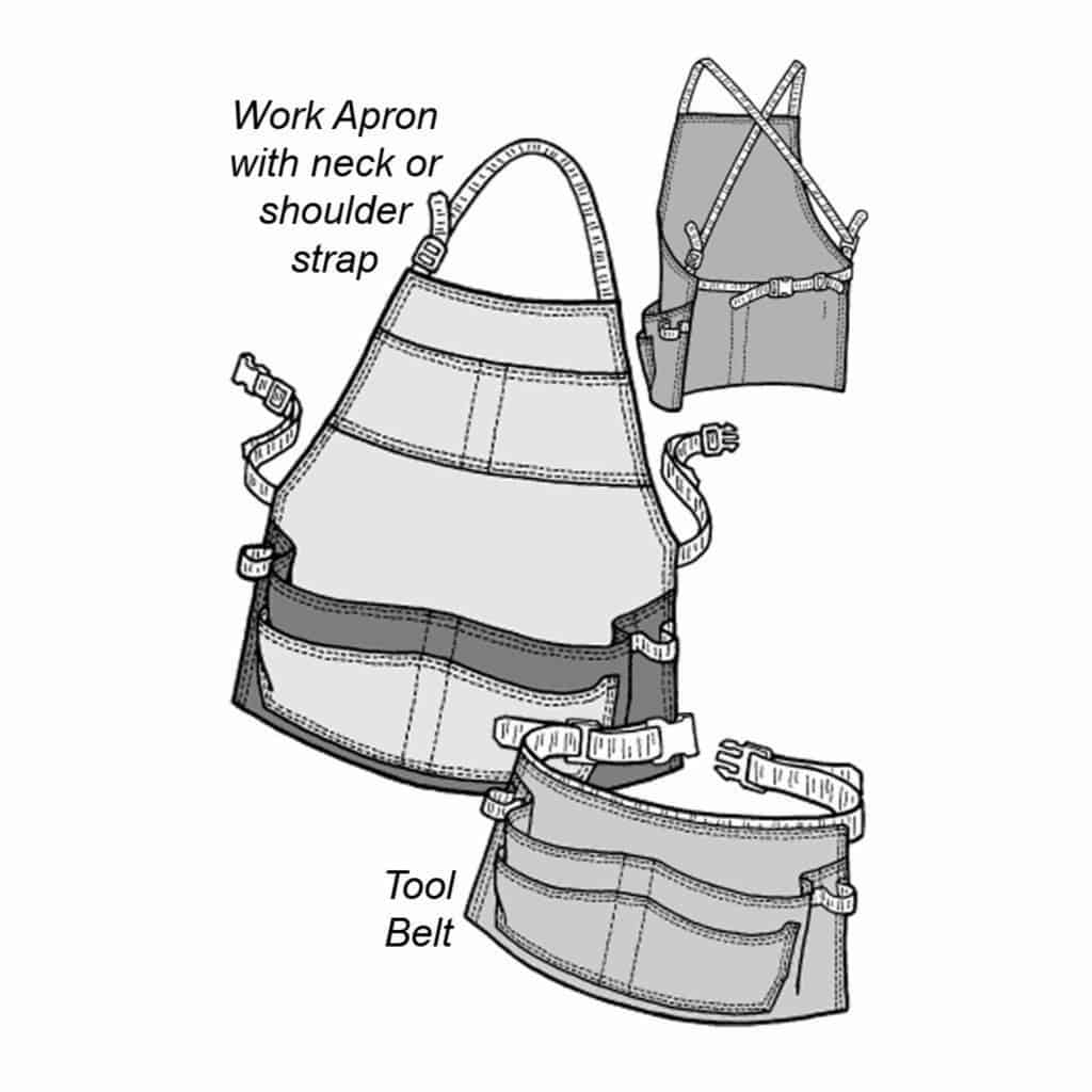Work Apron and Tool Belt Pattern